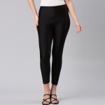 Women Slim-Fit Shimmer Cropped Ankle-Length Legging